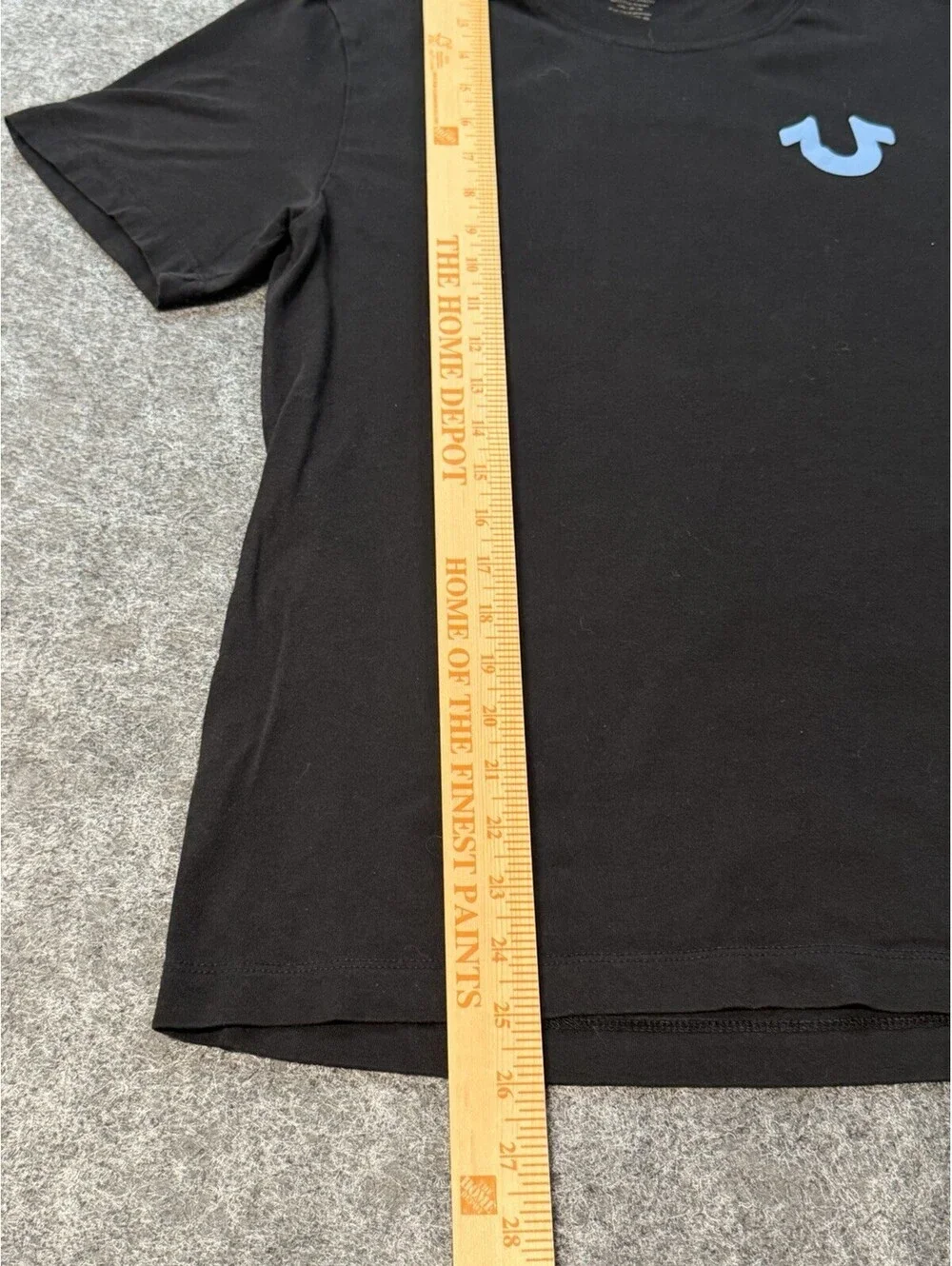 True Religion World Tour Buddha Graphic T-Shirt Black Men’s Small Cotton Tee